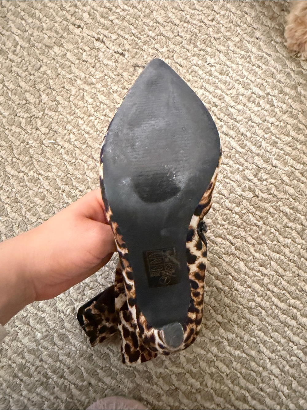 Leopard/ Cheetah Print Stiletto Booties - Picture 8 of 9